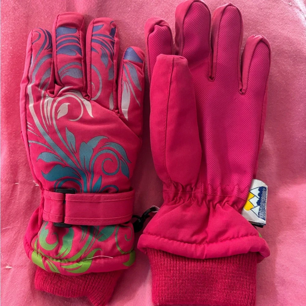 3M Thinsulate Vibrant Pink Kids Gloves